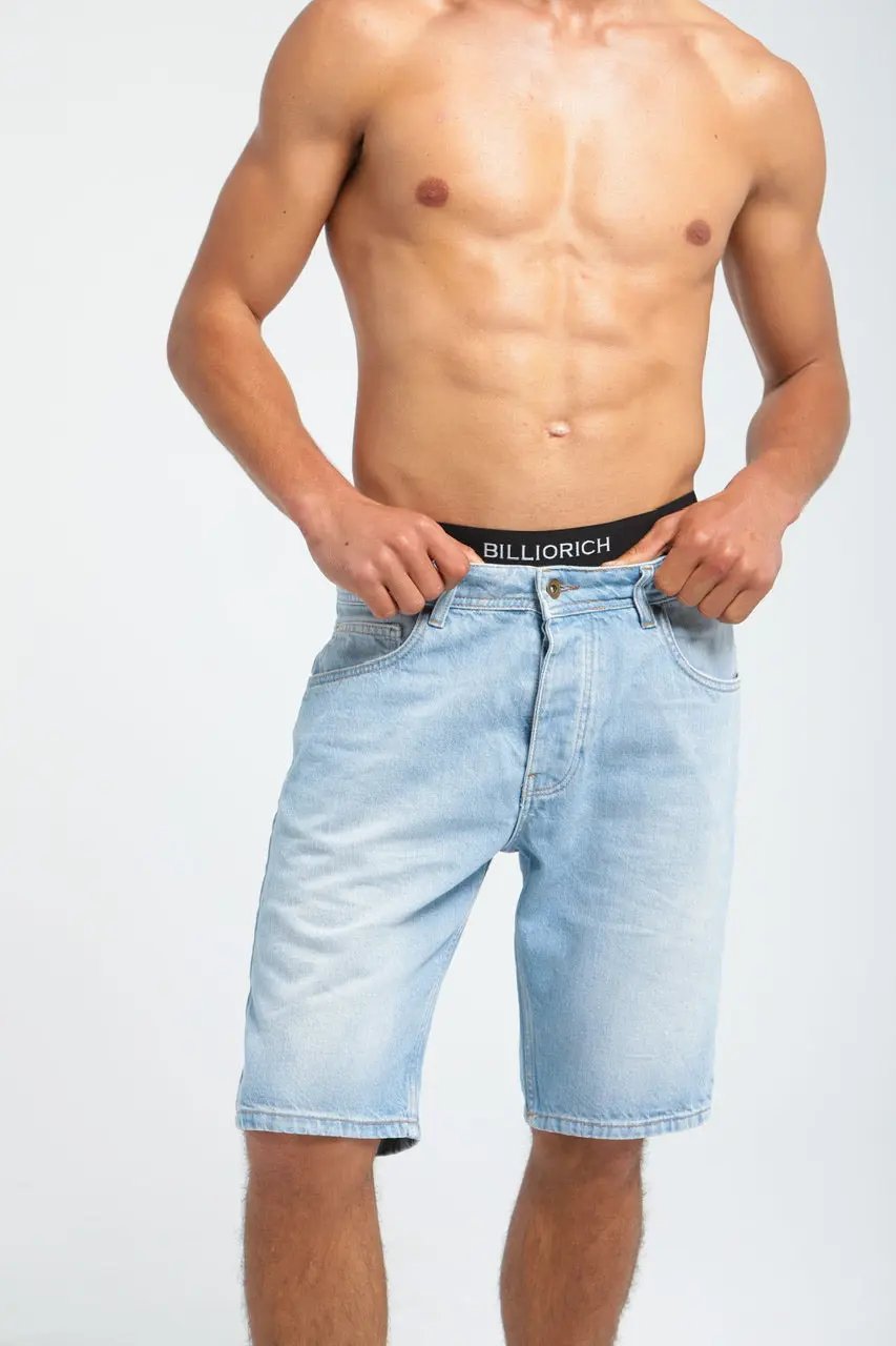 Short en Jean Homme - Coupe Droite Billiorich