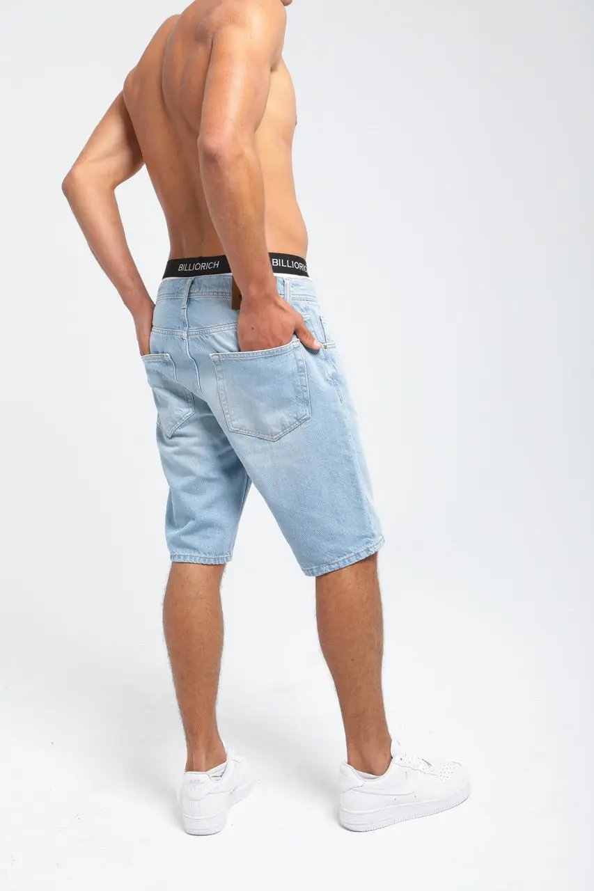 Short en Jean Homme - Coupe Droite Billiorich