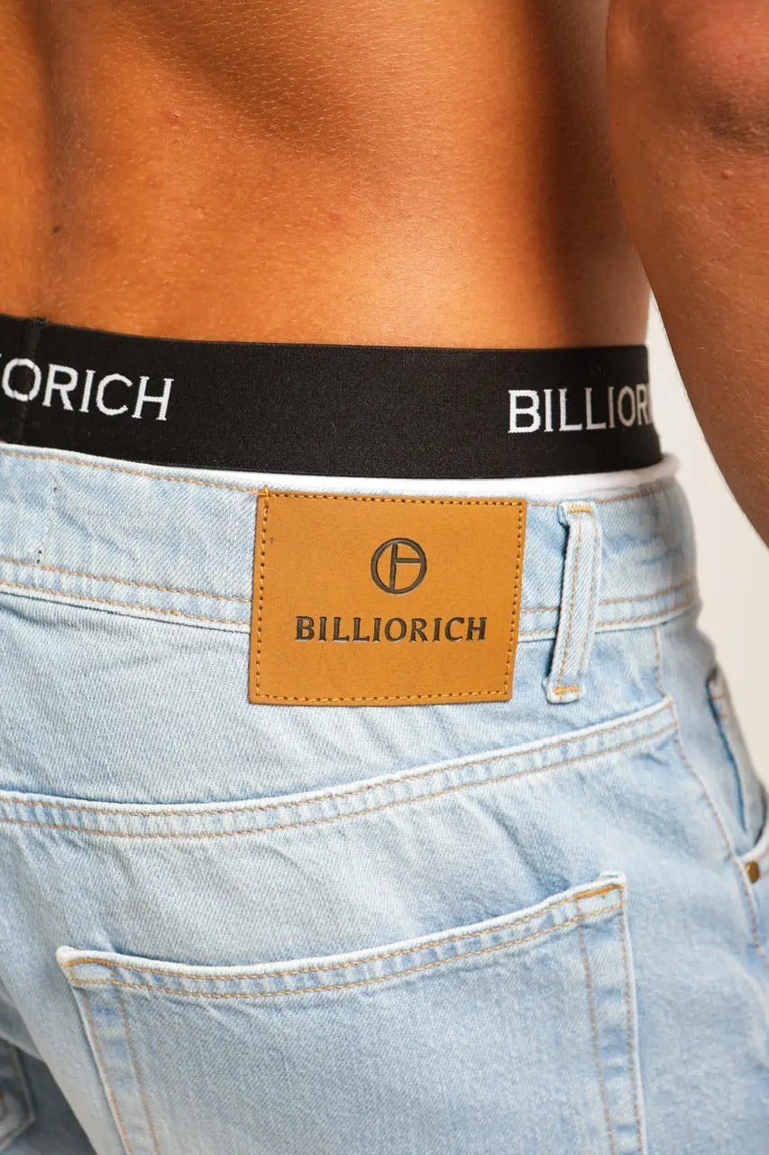 Short en Jean Homme - Coupe Droite Billiorich