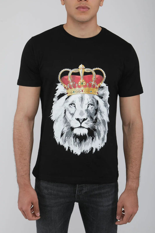 T-shirt col rond Billiorich X Swarovski Billiorich